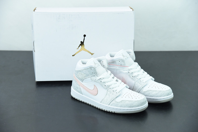 AIR JORDAN 1 MID SE LIGHT LRON ORE DN4045-001