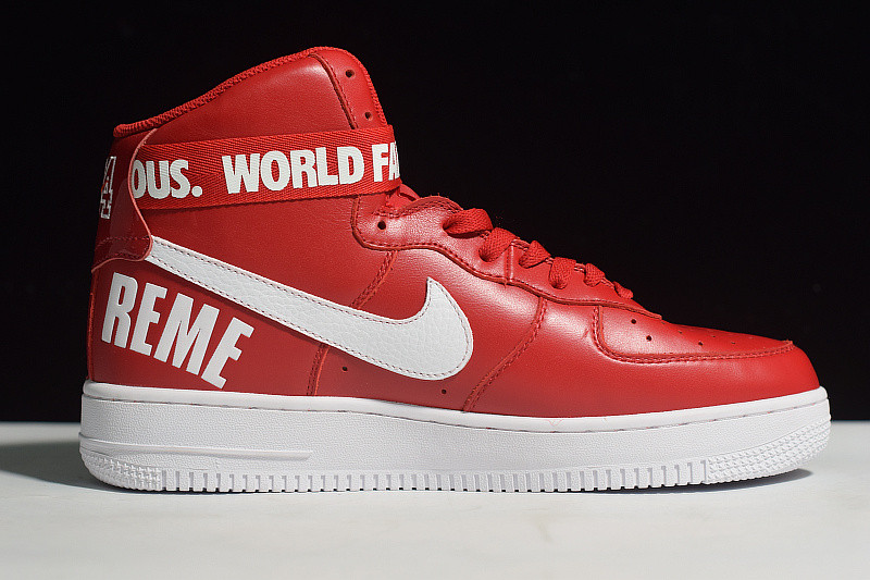 NIKE AIR FORCE 1 HIGH Supreme SP "Supreme" RED 698696-610