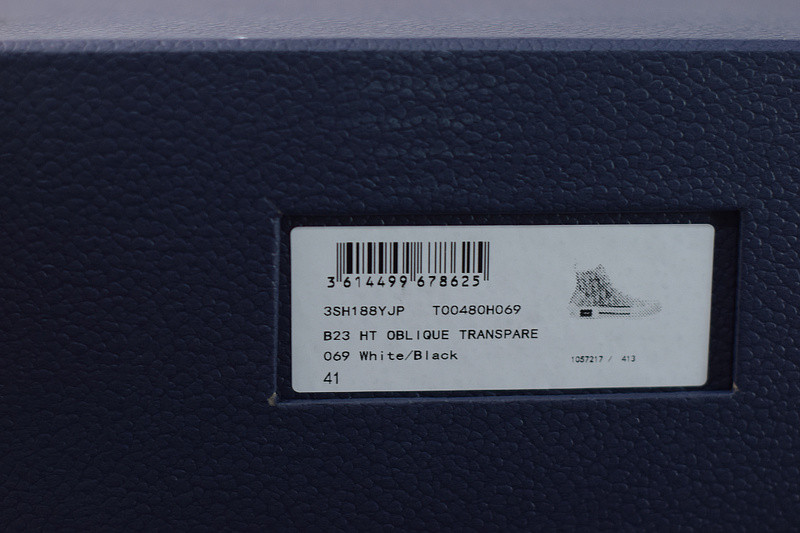 DIO* B23 HIGH-TOP SNEAKERS IN OBLIQUE L03N5