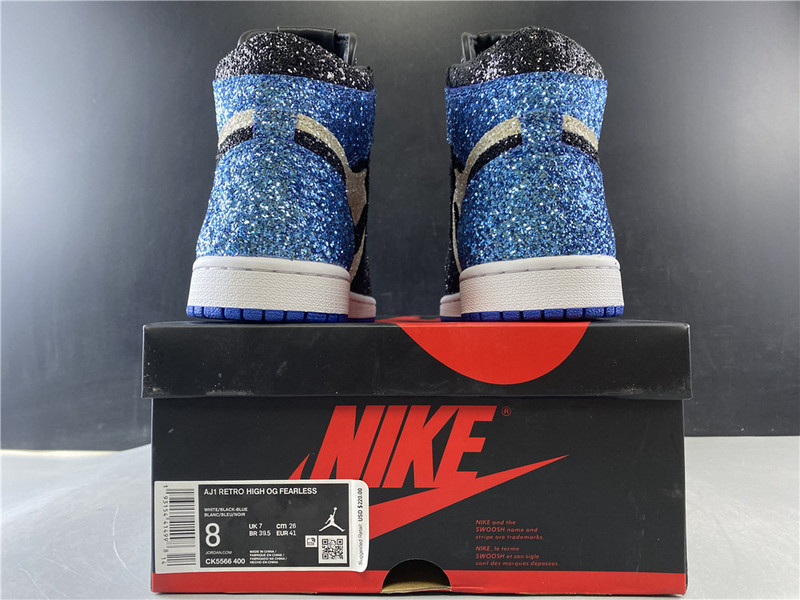 AIR JORDAN 1 X FRAGMENT DESIGN  “GLITTER” CK5566-400