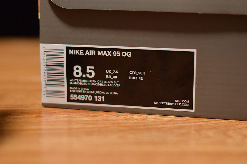 NIKE AIR MAX 95 WHITE SLATE BLUE 554970-131