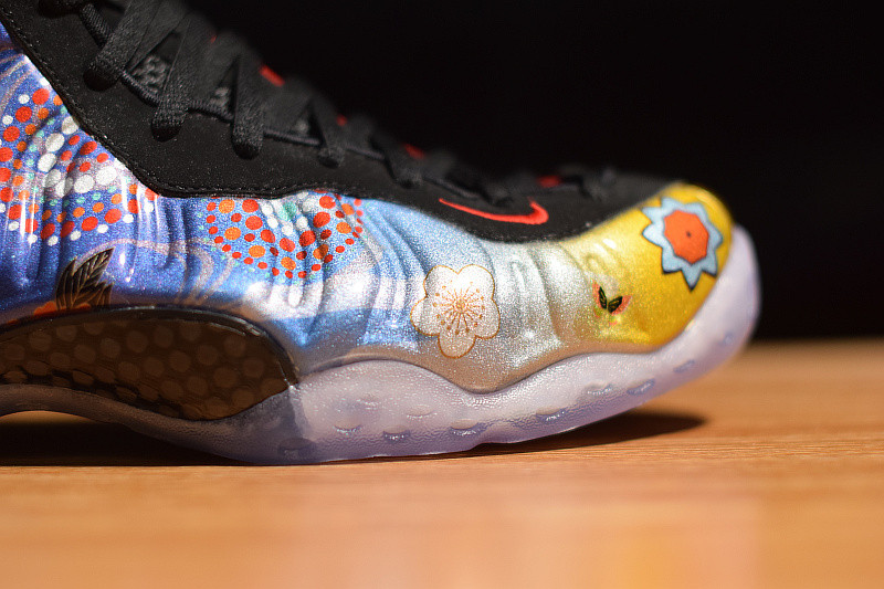 NIKE AIR FOAMPOSITE ONE LNY QS "LUNAR NEW YEAR 2018" AO7541-006