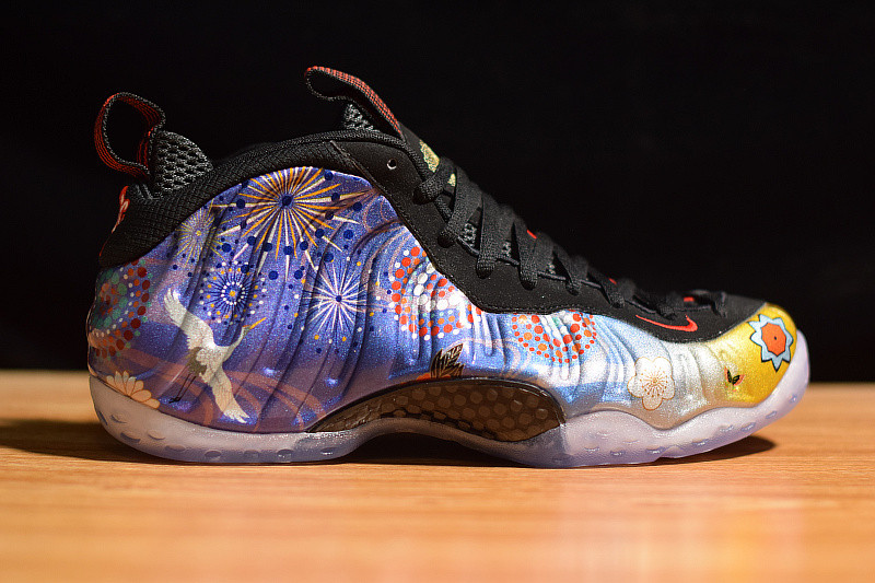 NIKE AIR FOAMPOSITE ONE LNY QS "LUNAR NEW YEAR 2018" AO7541-006