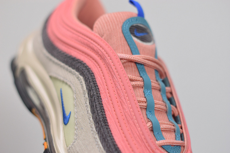 NIKE AIR MAX 97 “CORDUROY PACK”  WHITE/PINK  CQ7512-462