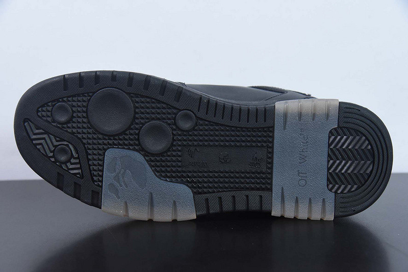 OF™ C/O VIRGIL ABLOH OUT OF OFFICE LOW-TOP LEATHER SNEAKERS ‘OOO“