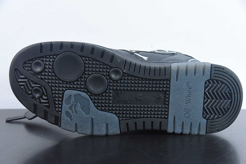 OF™ C/O VIRGIL ABLOH OUT OF OFFICE LOW-TOP LEATHER SNEAKERS ‘OOO“
