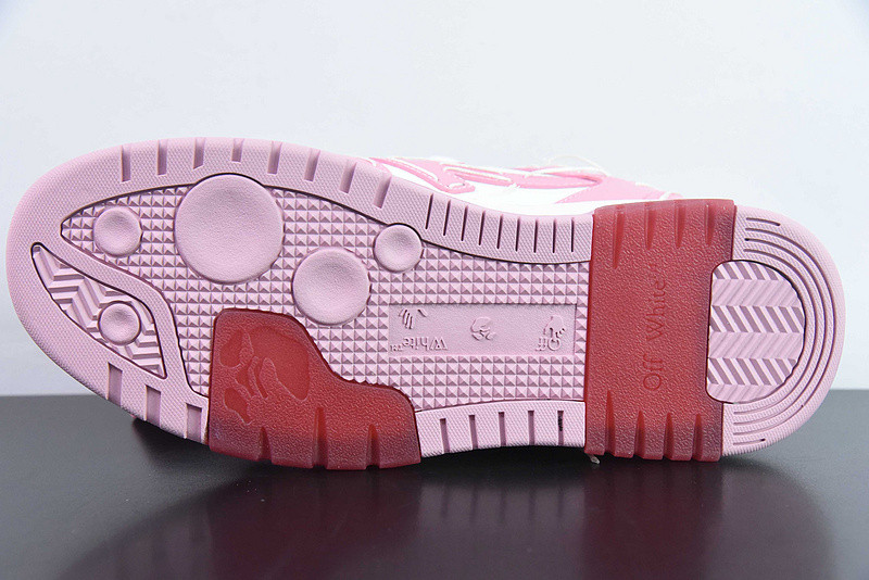 OF™ C/O VIRGIL ABLOH OUT OF OFFICE LOW-TOP LEATHER SNEAKERS ‘OOO“