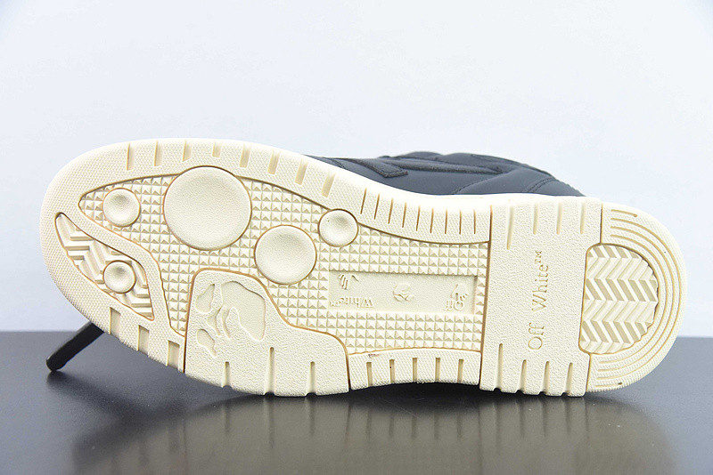 OF™ C/O VIRGIL ABLOH OUT OF OFFICE LOW-TOP LEATHER SNEAKERS ‘OOO“