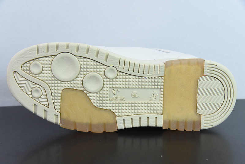 OF™ C/O VIRGIL ABLOH OUT OF OFFICE LOW-TOP LEATHER SNEAKERS ‘OOO“