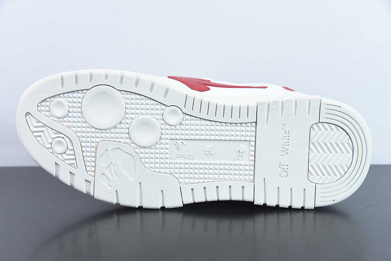OF™ C/O VIRGIL ABLOH OUT OF OFFICE LOW-TOP LEATHER SNEAKERS ‘OOO“