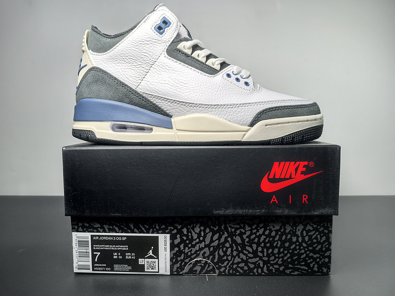 A Ma Maniére x Jordan 3 “Diffused Blue” HV8571-100