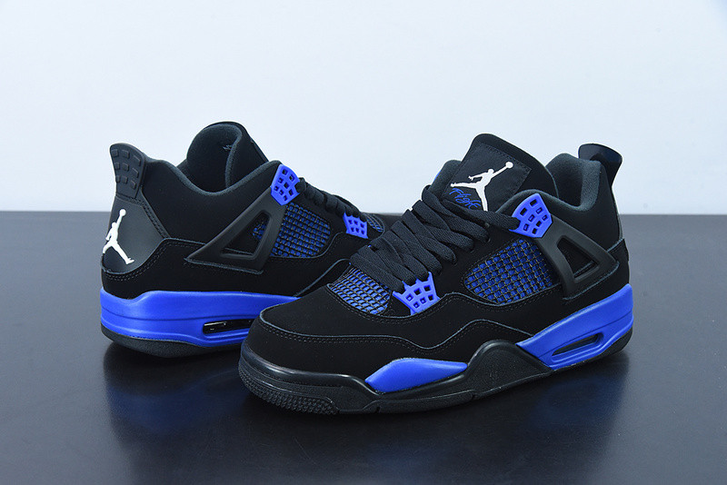 AIR JORDAN 4 RETRO BLACK GAME ROYAL CT8527-018