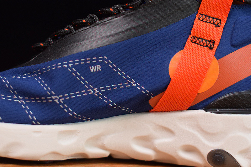 NIKE REACT RUNNERr MID WR ISPA BLUE VOID TEAM ORANGE AT3143-400