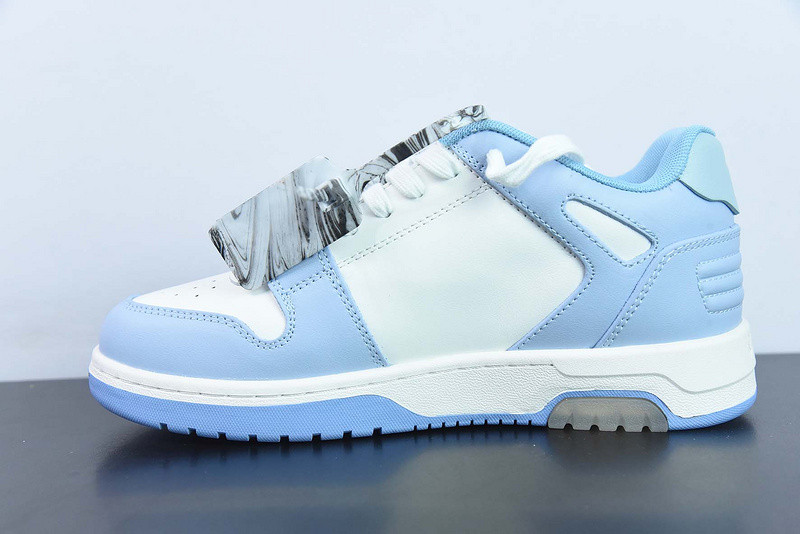 OF™ C/O VIRGIL ABLOH OUT OF OFFICE LOW-TOP LEATHER SNEAKERS ‘OOO“