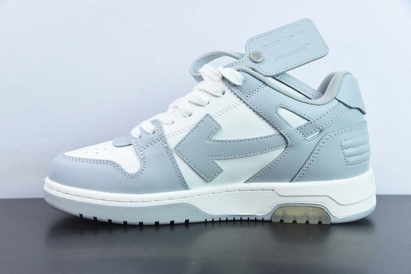 OF™ C/O VIRGIL ABLOH OUT OF OFFICE LOW-TOP LEATHER SNEAKERS ‘OOO“