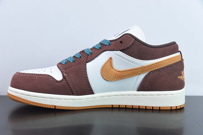 Air Jordan 1 Low GS Cacao Wow Geode Teal FB2216-200