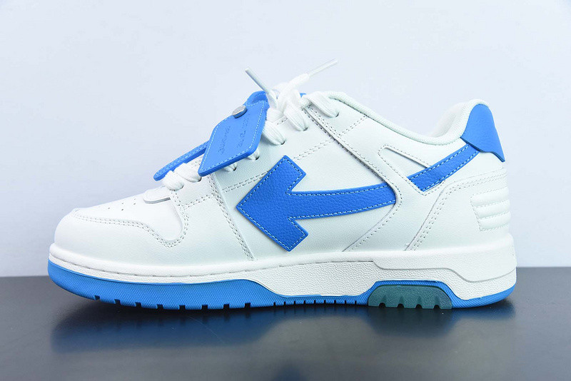 OF™ C/O VIRGIL ABLOH OUT OF OFFICE LOW-TOP LEATHER SNEAKERS ‘OOO“