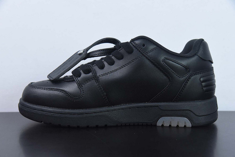 OF™ C/O VIRGIL ABLOH OUT OF OFFICE LOW-TOP LEATHER SNEAKERS ‘OOO“