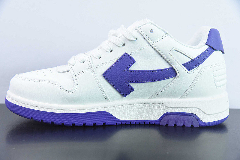 OF™ C/O VIRGIL ABLOH OUT OF OFFICE LOW-TOP LEATHER SNEAKERS ‘OOO“