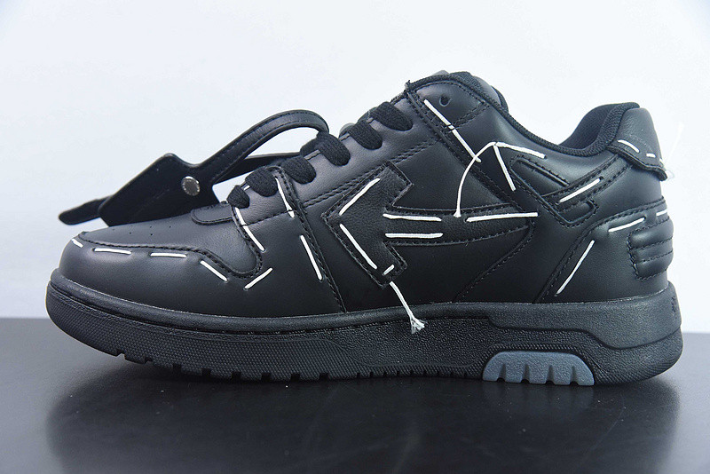 OF™ C/O VIRGIL ABLOH OUT OF OFFICE LOW-TOP LEATHER SNEAKERS ‘OOO“