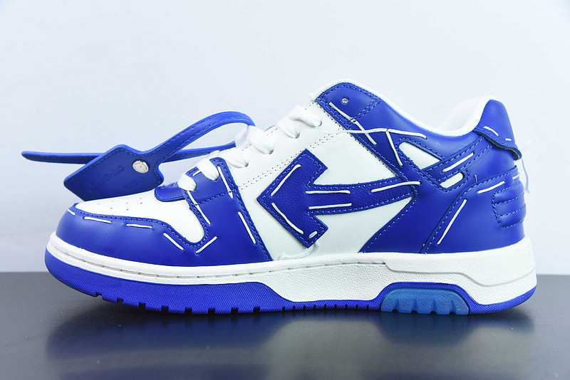 OF™ C/O VIRGIL ABLOH OUT OF OFFICE LOW-TOP LEATHER SNEAKERS ‘OOO“