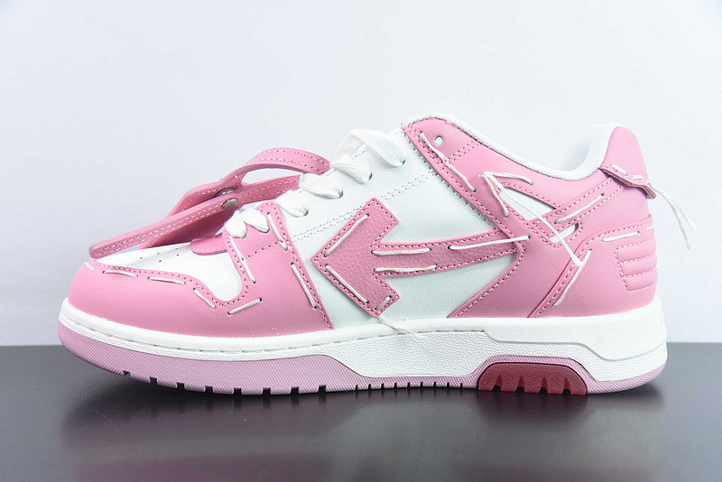 OF™ C/O VIRGIL ABLOH OUT OF OFFICE LOW-TOP LEATHER SNEAKERS ‘OOO“
