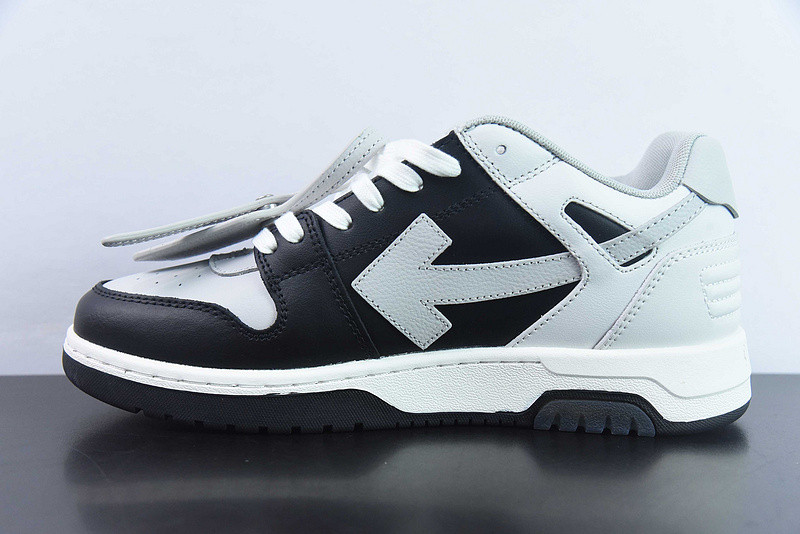 OF™ C/O VIRGIL ABLOH OUT OF OFFICE LOW-TOP LEATHER SNEAKERS ‘OOO“