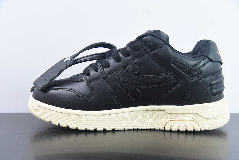 OF™ C/O VIRGIL ABLOH OUT OF OFFICE LOW-TOP LEATHER SNEAKERS ‘OOO“
