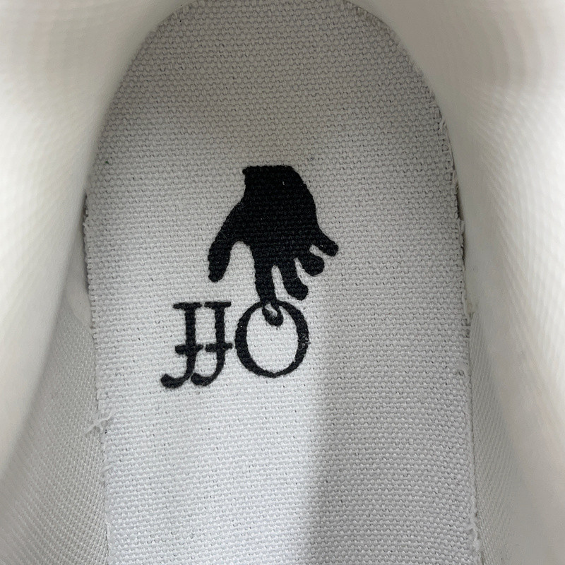 OF™ C/O VIRGIL ABLOH OUT OF OFFICE LOW-TOP LEATHER SNEAKERS ‘OOO“