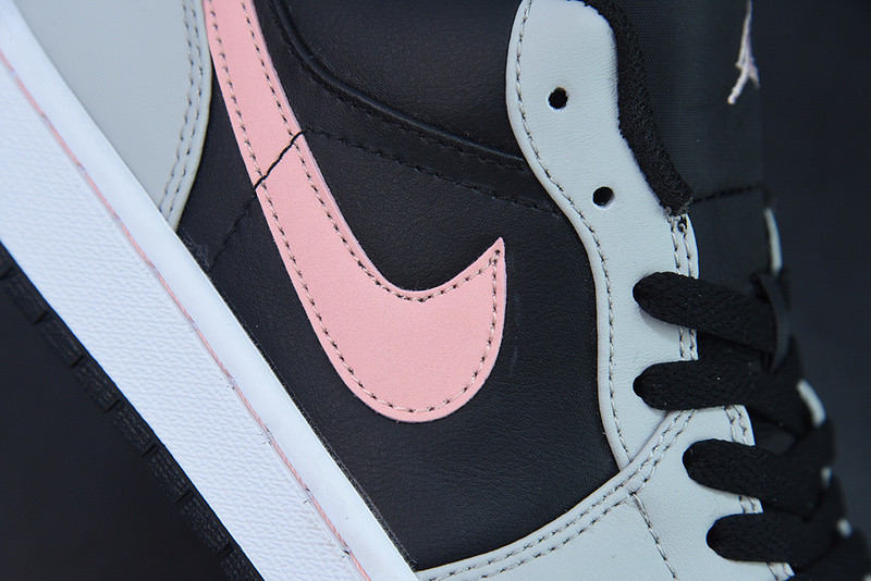 AIR JORDAN 1 LOW WHITE GREY BLACK PINK 553558-062