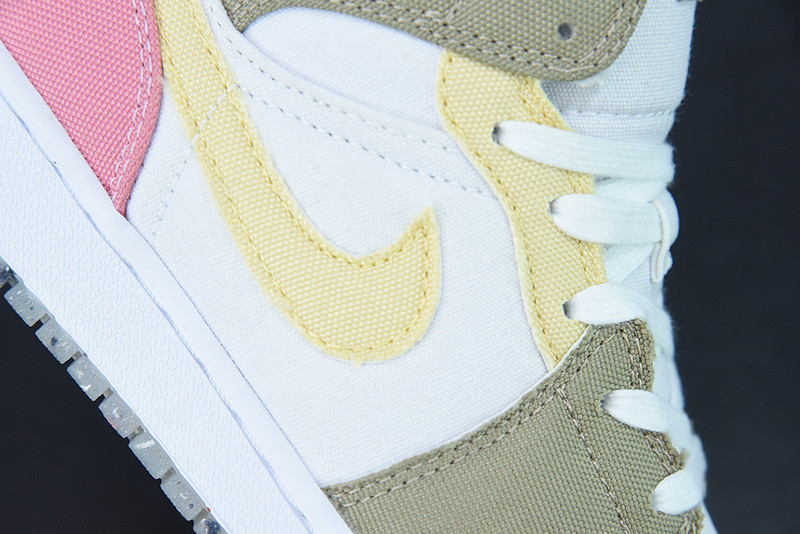 AIR JORDAN 1 MID GS PASTEL GRIND DJ0338-100