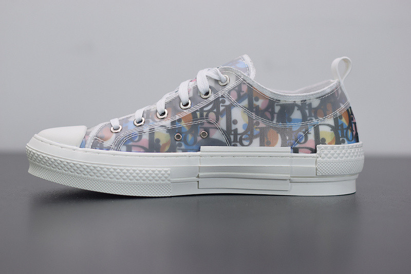 B23 LOW-TOP SNEAKER IN DIO* OBLIQUE WITH DIO* AND ALEX FOXTON PRINT