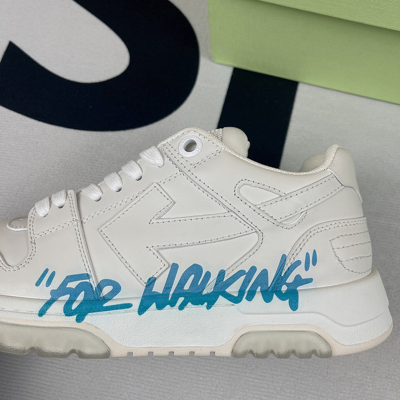 OF™ C/O VIRGIL ABLOH OUT OF OFFICE LOW-TOP LEATHER SNEAKERS ‘OOO“