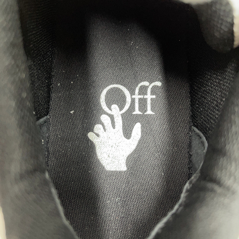 OF™ C/O VIRGIL ABLOH OUT OF OFFICE LOW-TOP LEATHER SNEAKERS ‘OOO“