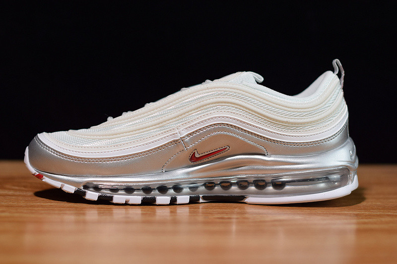 NIKE AIR MAX 97 SILVER WHITE AT5458-100