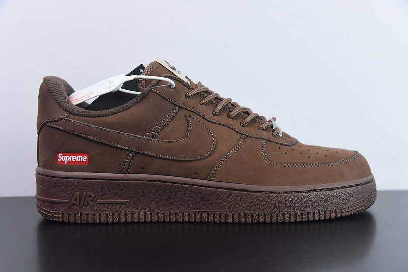 Supreme x Nike Air Force 1 Low Baroque Brown CU9225-200