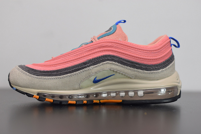 NIKE AIR MAX 97 “CORDUROY PACK”  WHITE/PINK  CQ7512-462