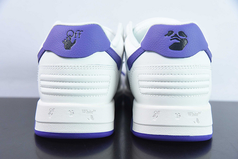 OF™ C/O VIRGIL ABLOH OUT OF OFFICE LOW-TOP LEATHER SNEAKERS ‘OOO“