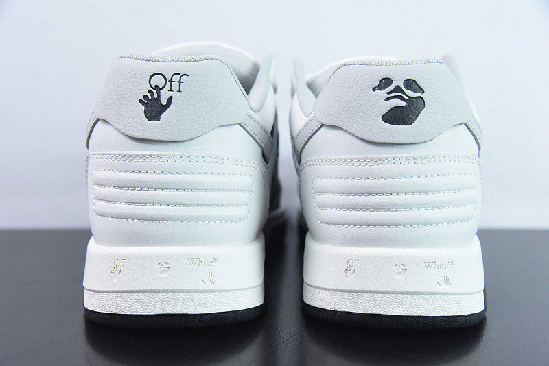 OF™ C/O VIRGIL ABLOH OUT OF OFFICE LOW-TOP LEATHER SNEAKERS ‘OOO“