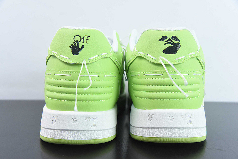 OF™ C/O VIRGIL ABLOH OUT OF OFFICE LOW-TOP LEATHER SNEAKERS ‘OOO“