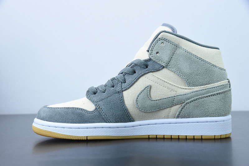 AIR JORDAN 1 MID SE COCONUT MILK PARTICLE GREY DN4281-100