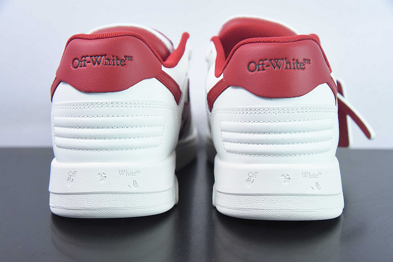 OF™ C/O VIRGIL ABLOH OUT OF OFFICE LOW-TOP LEATHER SNEAKERS ‘OOO“