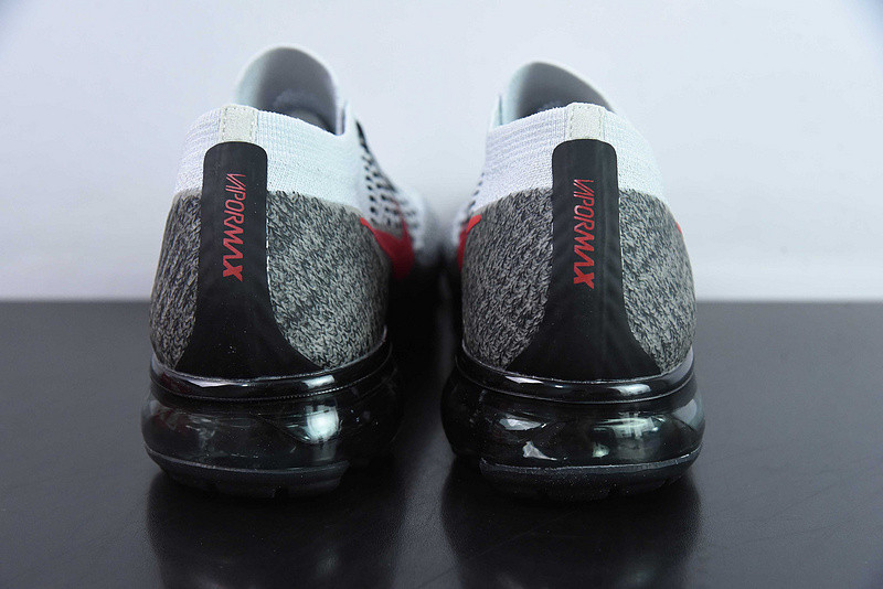 Nike Air VaporMax Platinum Red Black 849558-020