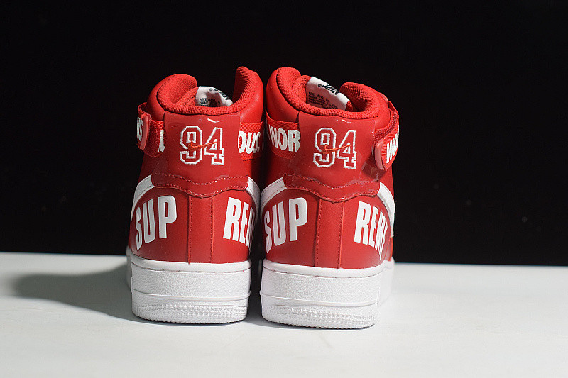 NIKE AIR FORCE 1 HIGH Supreme SP "Supreme" RED 698696-610