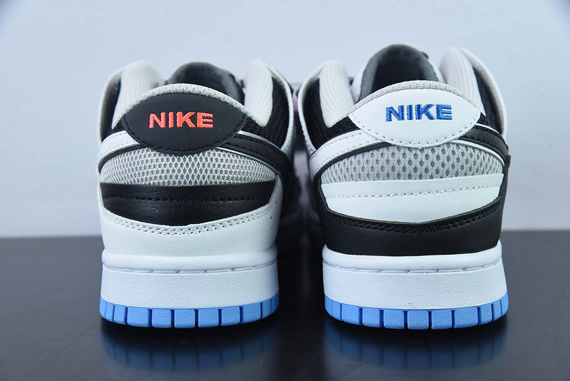 Nike Dunk Low Scrap Black Neutral Grey University Blue White DN5381-001