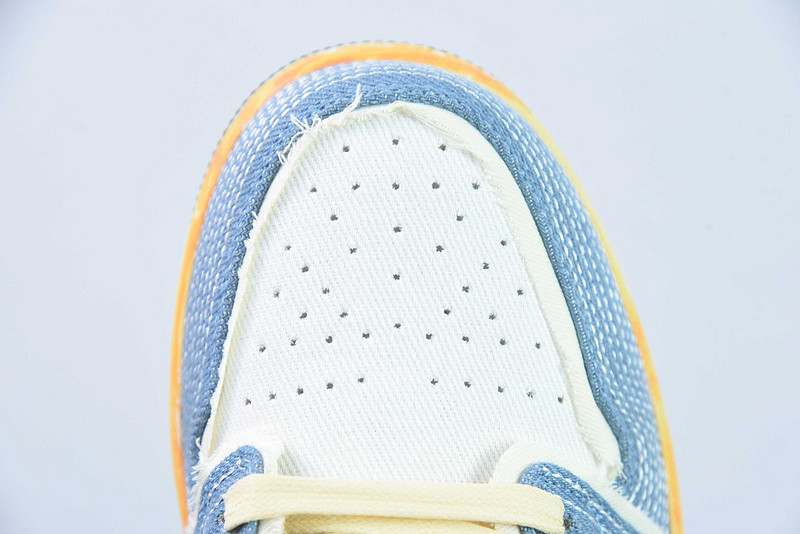 Air Jordan 1 Low Sashiko Denim FN7670-493