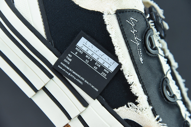 XVESSEL BLACK LACE-UP SNEAKERS