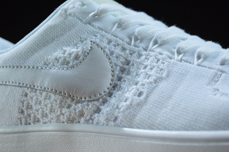 NIKE AIR FORCE 1 ULTRA FLYKNIT LOW "WHITE ICE" 817419-100