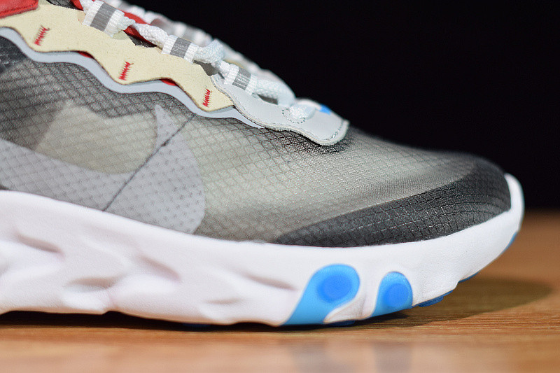 NIKE REACT ELEMENT 87 DARK GREY PHOTO BLUE AQ1090-003