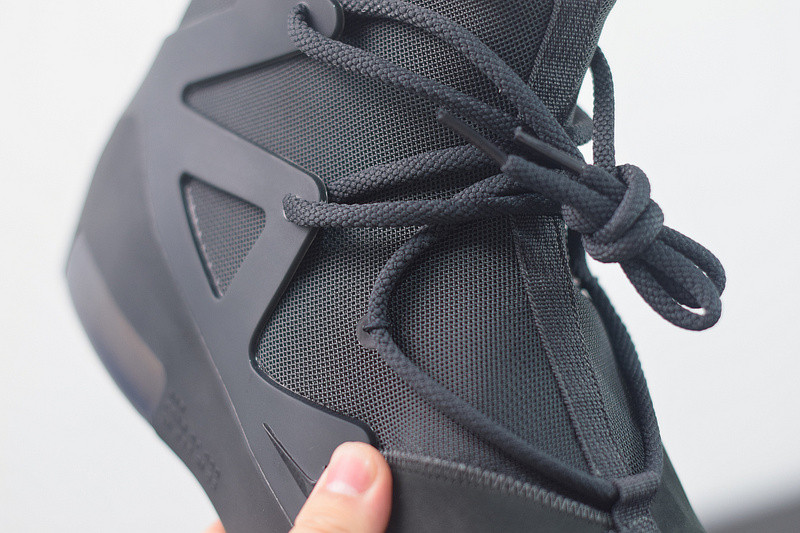 NIKE CONFIRMS AIR FEAR OF GOD 1 “TRIPLE BLACK”  AR4237-005